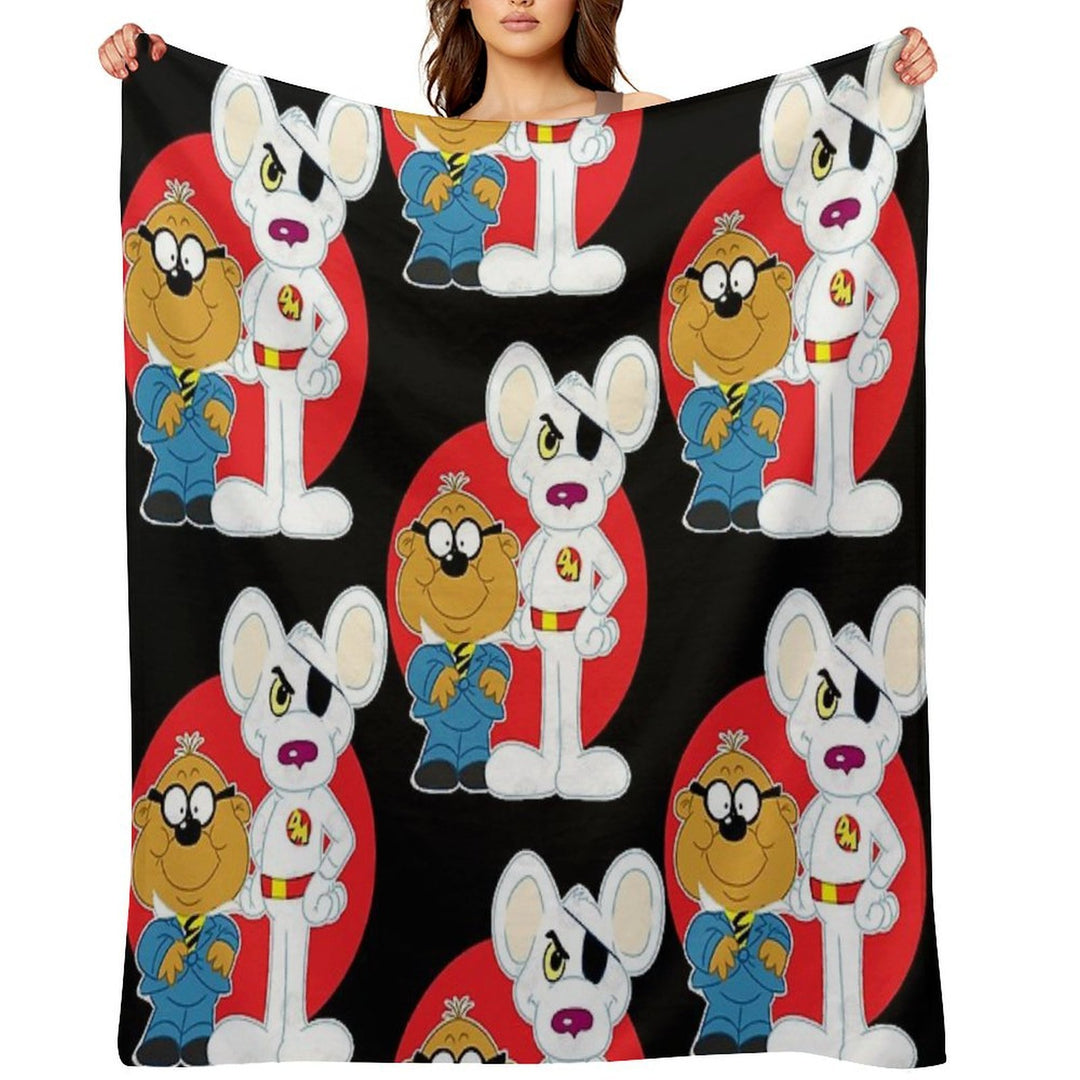 Danger Mouse Eco-conscious Throw Blanket
