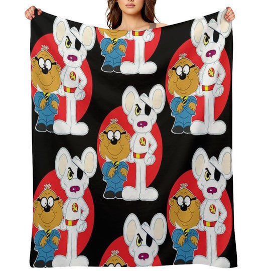 Danger Mouse Eco-conscious Throw Blanket