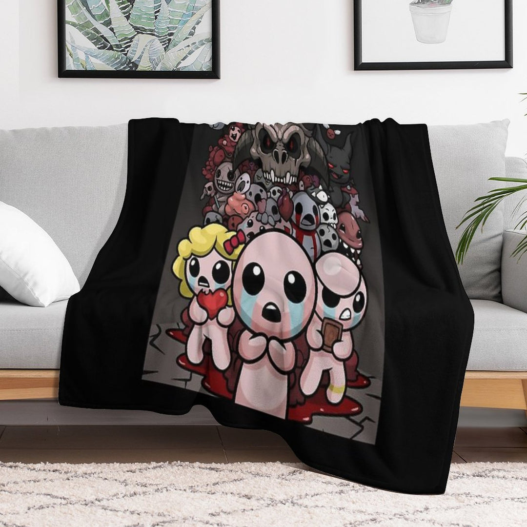 The Binding of Isaac Travel-friendly Throw Blanket