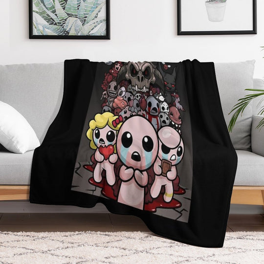The Binding of Isaac Travel-friendly Throw Blanket