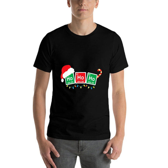 Ho Ho Ho Periodic Table Chemist Physics Christmas Gift  Soft T-Shirt
