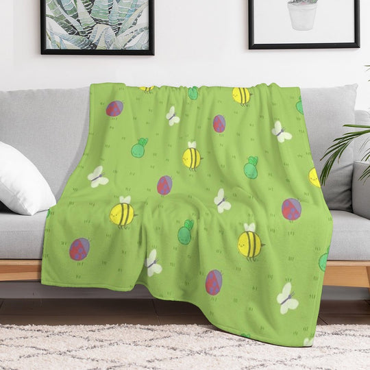 Adventure Time™ End Credits Pattern Easy Care Throw Blanket