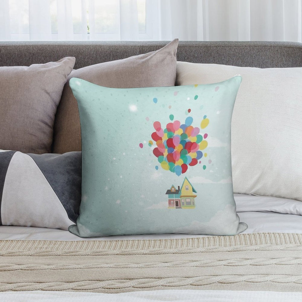 Adventure Is Out There Soft Hidden Zipper Throw Pillow