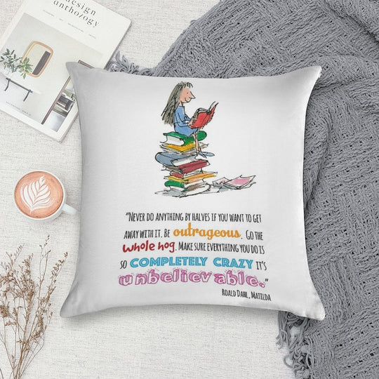 Matilda Soft Short Plush Fabric Throw Pillow