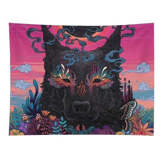 Black Eyed Dog Tapestry