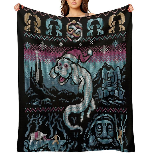 Neverending Christmas Anti-pilling Throw Blanket