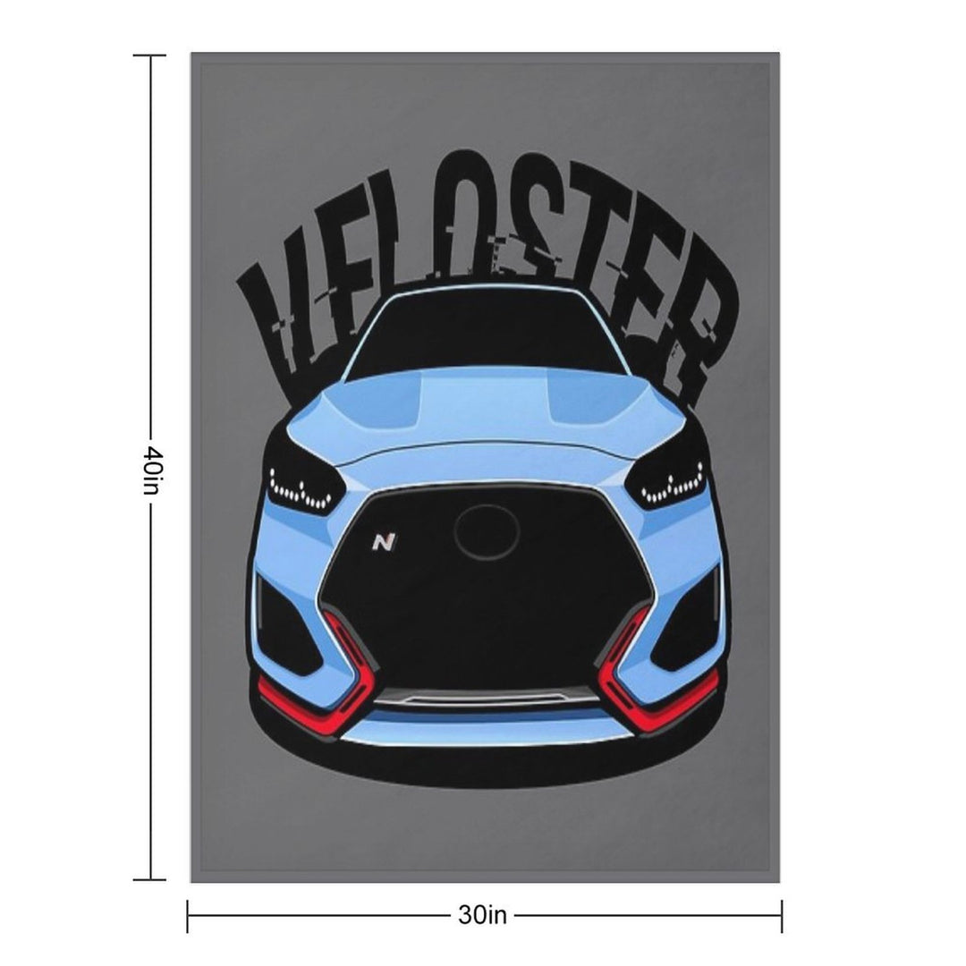 Hyundai Veloster N Comfort Throw Blanket
