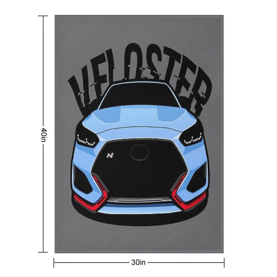 Hyundai Veloster N Comfort Throw Blanket