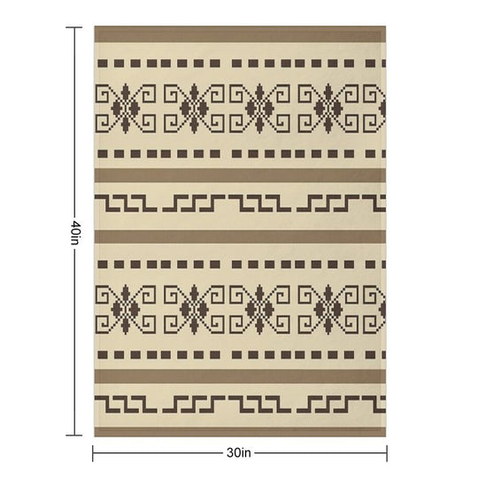 The Dude's Cardigan Pattern - The Big Lebowski Machine-washable Throw Blanket