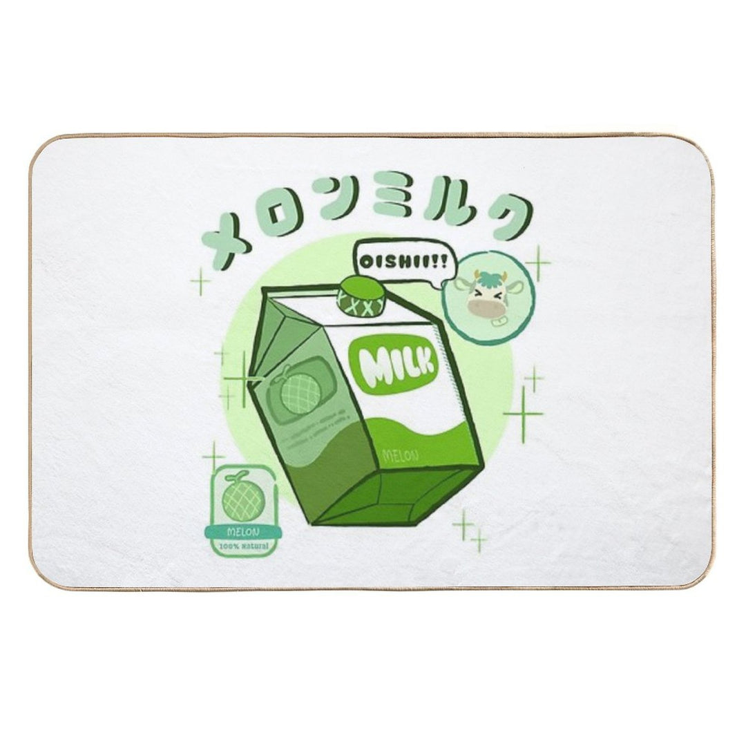 Melon Milk  Easy To Clean Bath Mat