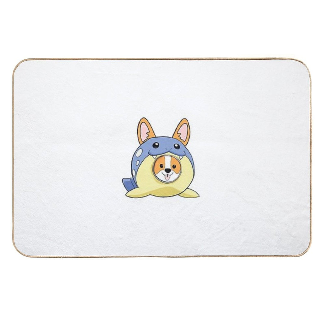 Corgi Spheal  High-Traffic Bath Mat