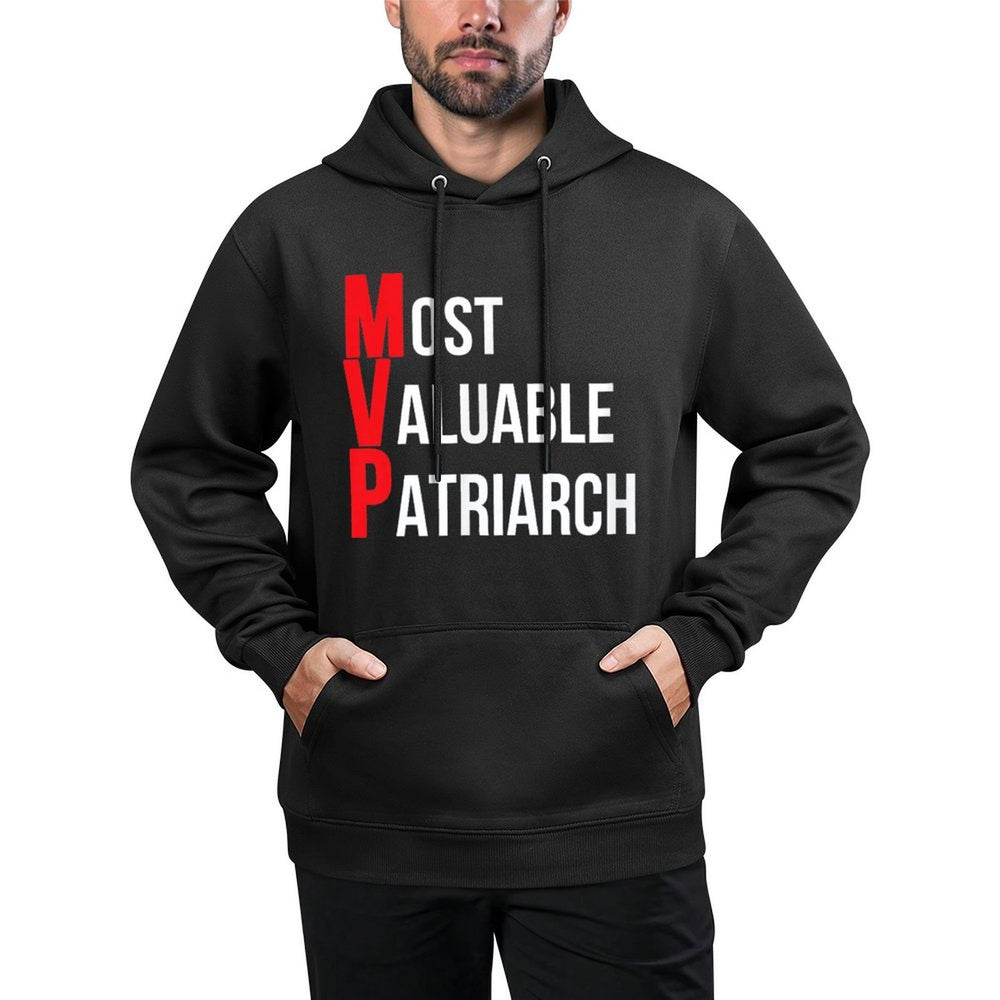 Most Valuable Patriarch Dad Birthday Or Father&#39;s Day Pilling-Resistant Hoodie