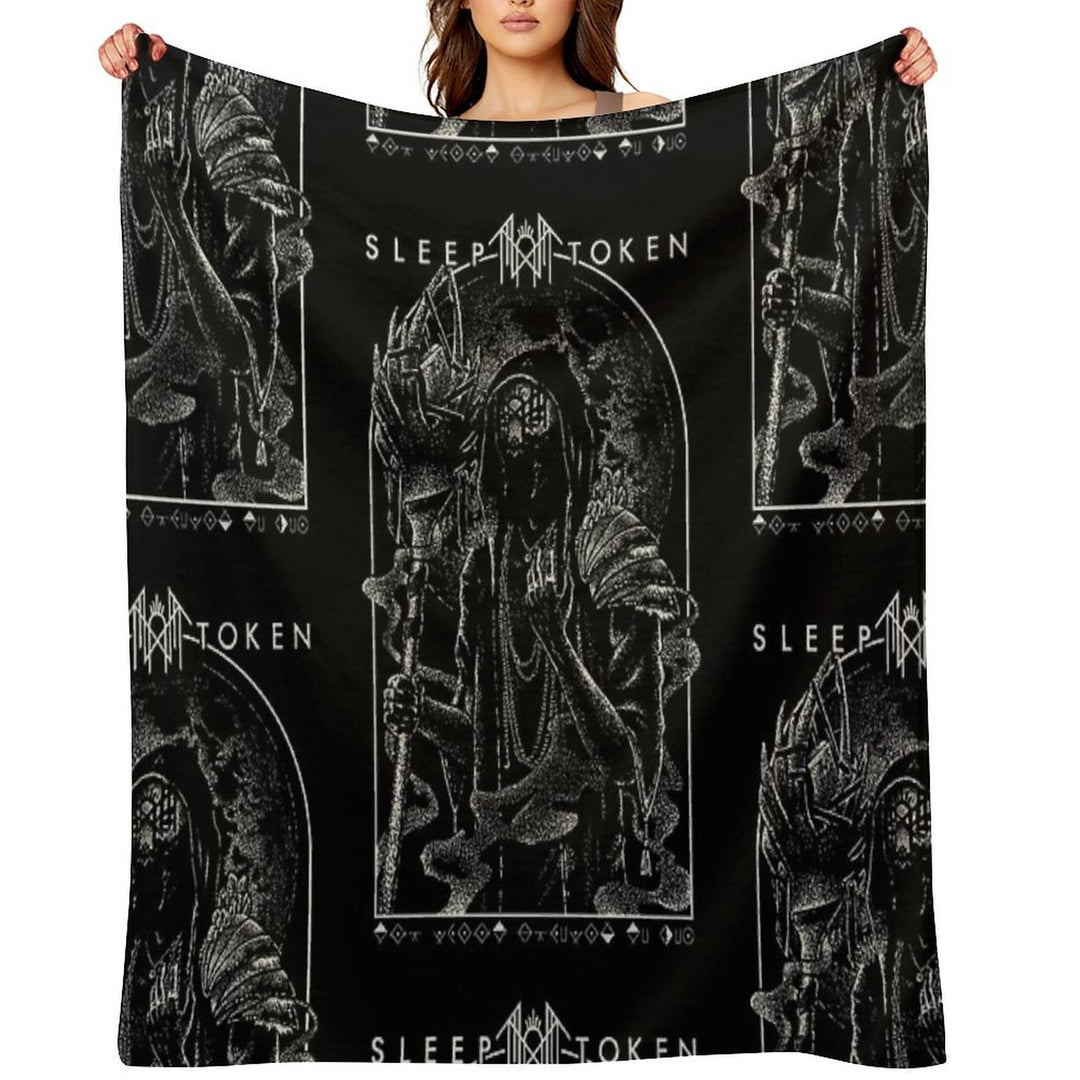 Raise Your Horns High, Let The Metal Reign Eternal Compact Throw Blanket