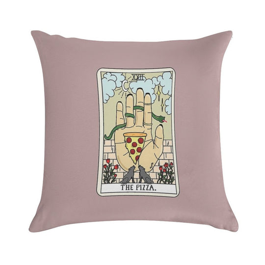 Pizza Reading Soft Durable Construction Throw Pillow