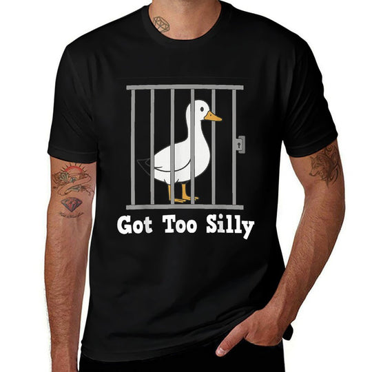 Funny Duck Meme Got Too Silly Humor Gifts for Men Women Kid  Odor-resistant T-Shirt