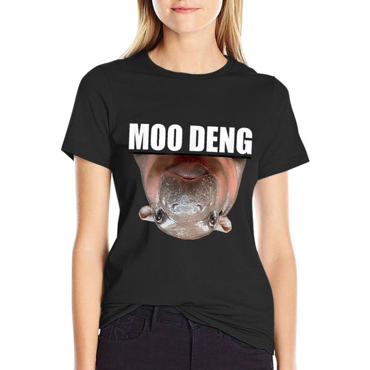 Baby Moo Deng PIGMY Hippo  Soft T-Shirt