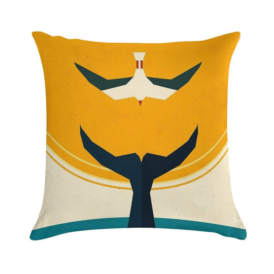 Too Big A Catch Soft Skin-Friendly Throw Pillow