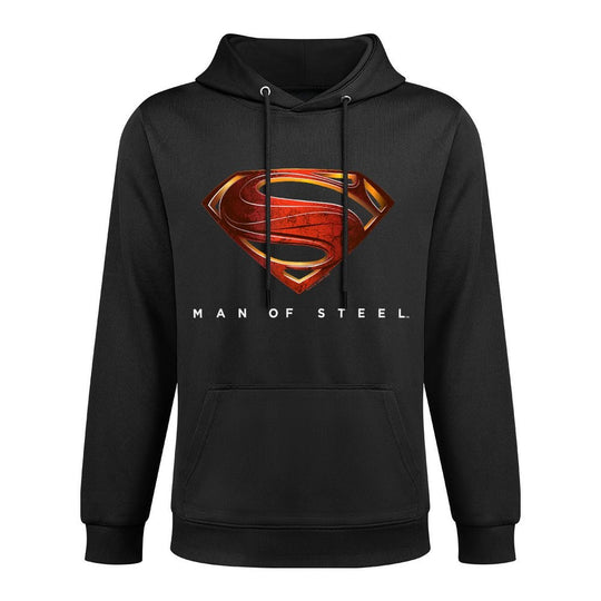 Superman Man of Steel New Logo Moisture-Wicking Hoodie