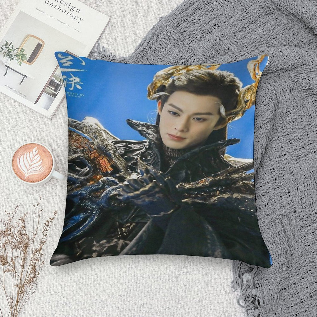 Love Between Fairy And Devil Soft Fade-Resistant Throw Pillow