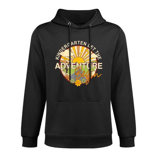 Kindergarten Let The Adventure Begin Back To School Funny Layering Staple Hoodie