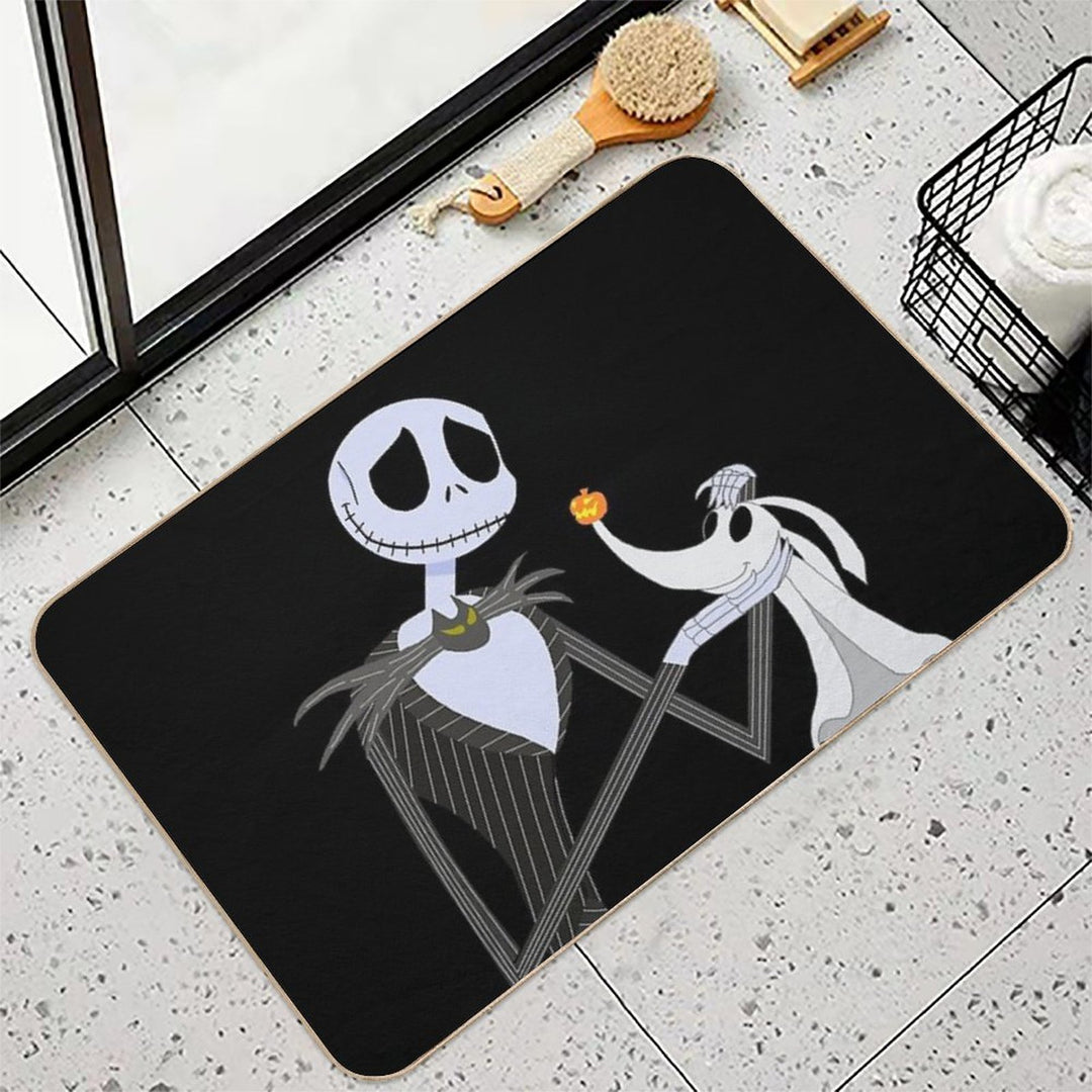 The Nightmare before Christmas Jack Petting And Bonding with Zero  Long-Lasting Bath Mat