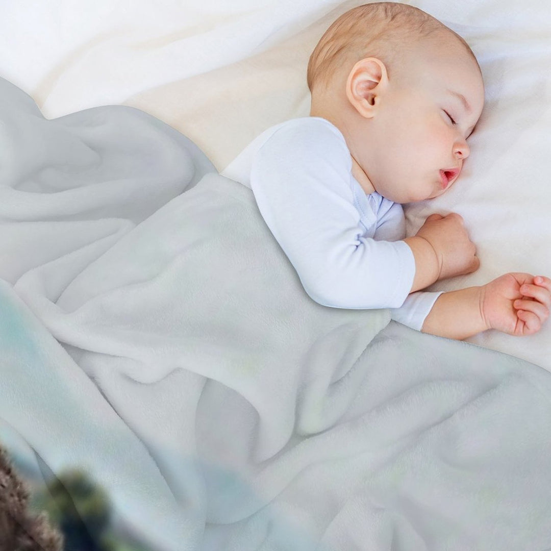 Belted Galloway Sustainable Throw Blanket