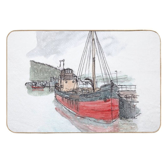 The Vital Spark - Inveraray  Dirt-Trapping Bath Mat