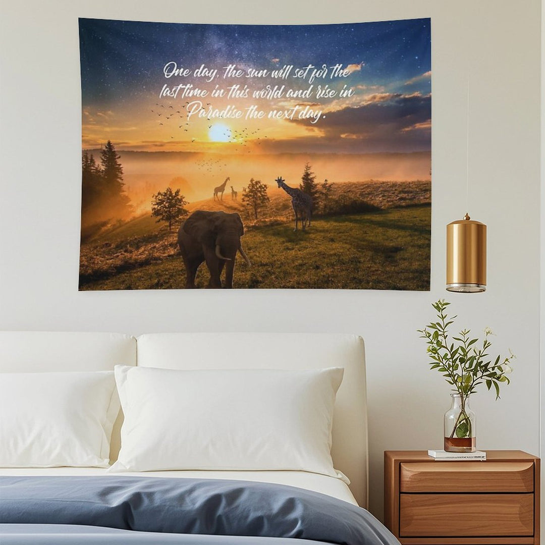Sunrise In Paradise Tapestry