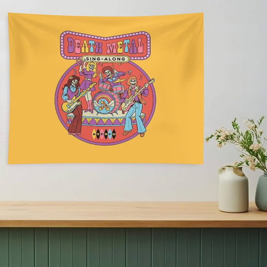Death Metal Sing-Along Tapestry