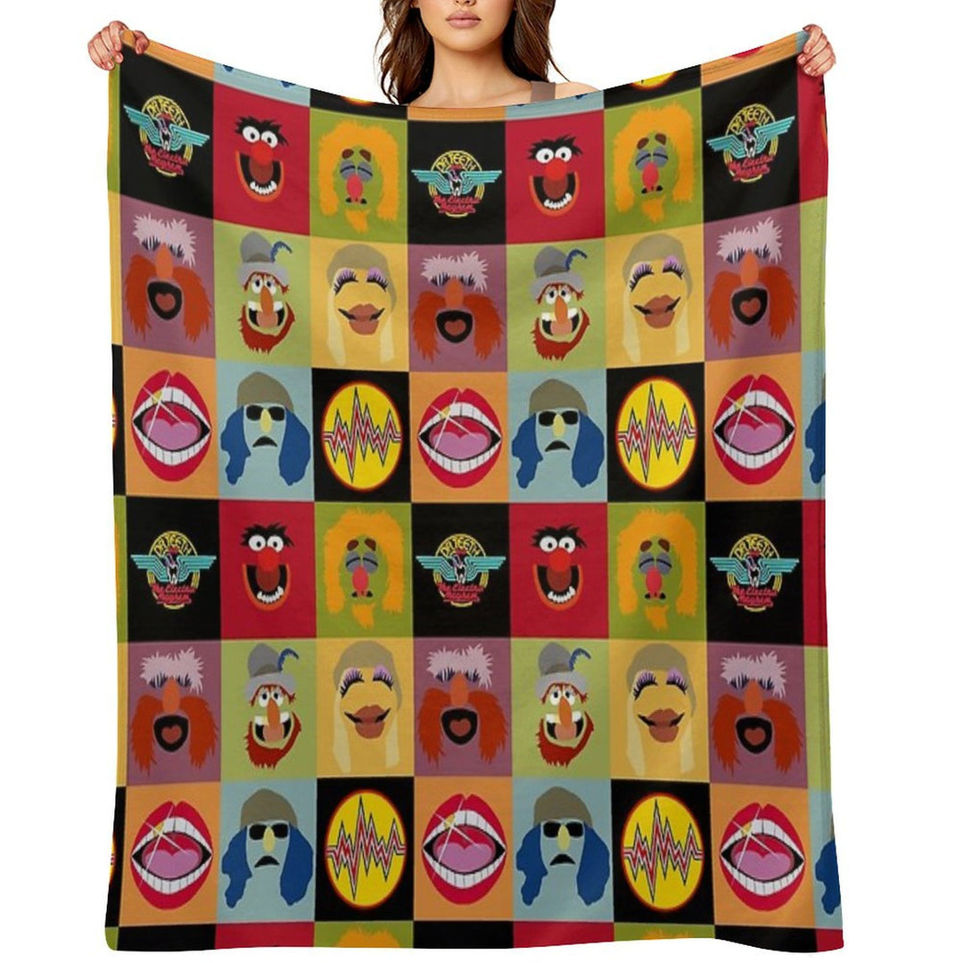 Dr. Teeth And The Electric Mayhem Ft Lips Gift-ready Throw Blanket