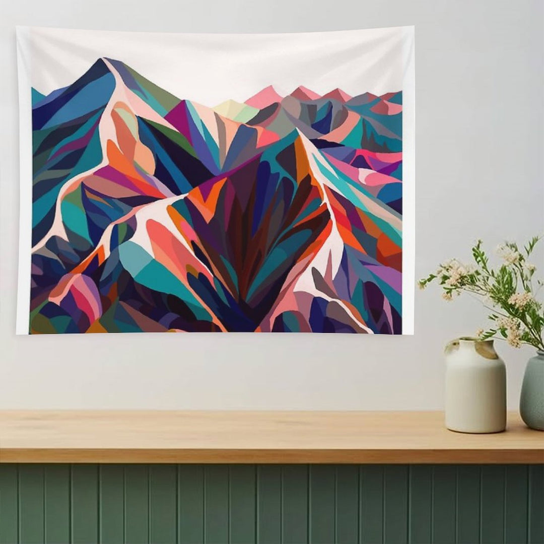 Mountains. Sunset Warm Tapestry
