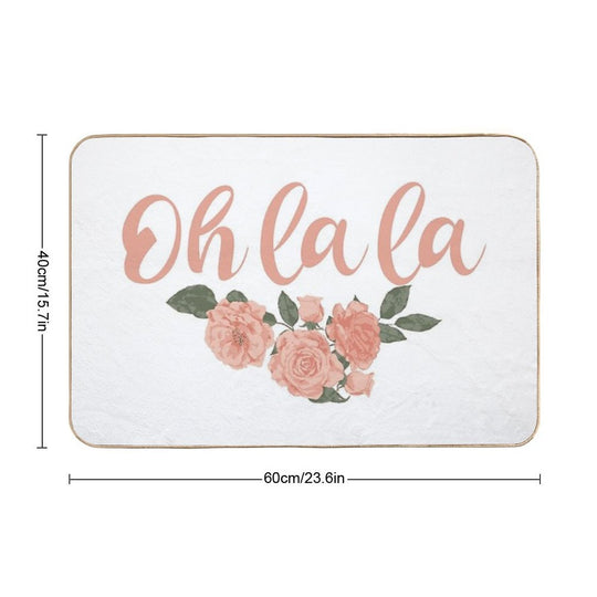 Oh La La French - French Sayings  Rapid-Drying Bath Mat