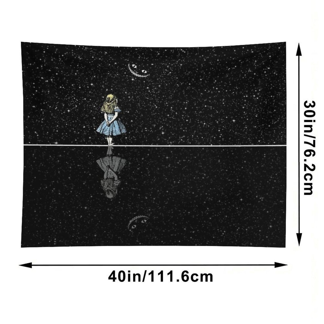 Alice In Wonderland Starry Night Tapestry