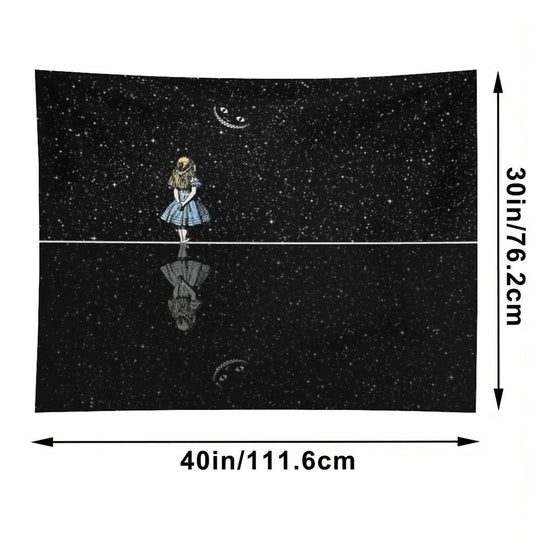 Alice In Wonderland Starry Night Tapestry