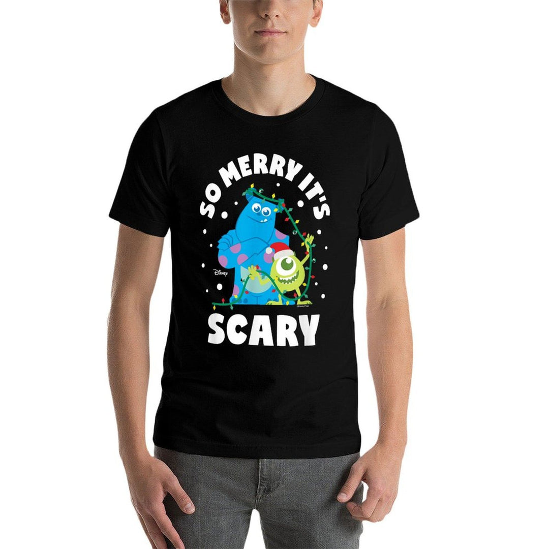 Monsters Inc - So Merry Its Scary  Easy-care T-Shirt
