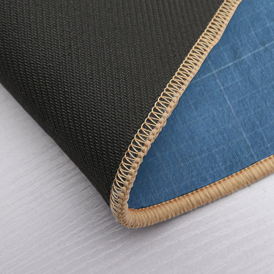 Boeing 747 Family Blueprint (light Blue)  Slip-Resistant Bath Mat