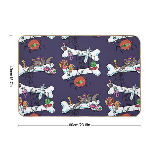 Scary & Funny Halloween 2025  Slip-Resistant Bath Mat