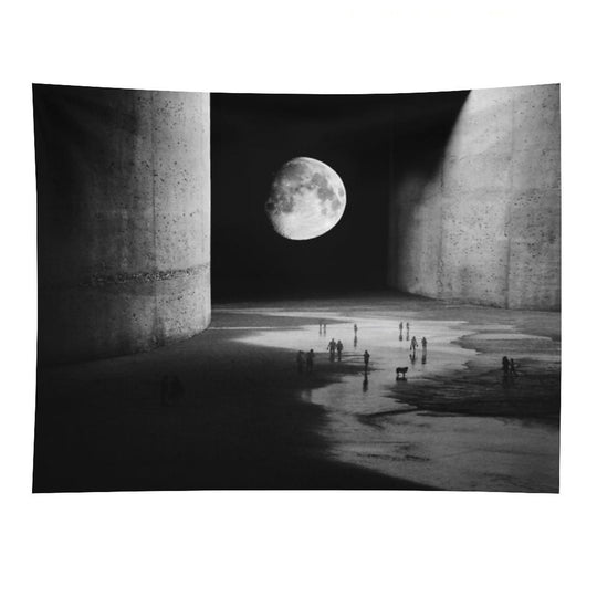 To The Moon Tapestry