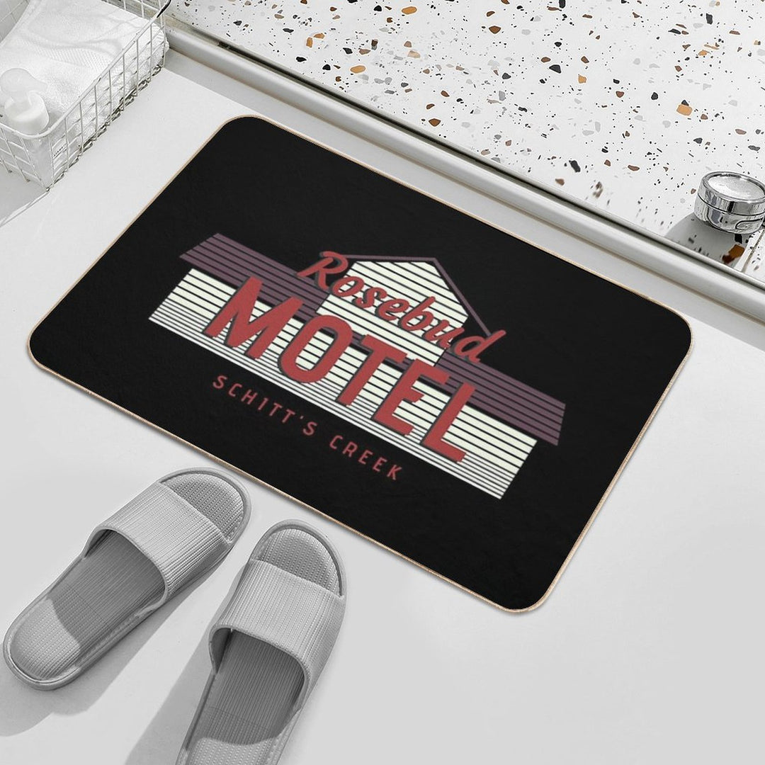 Rosebud Motel  High-Traffic Bath Mat