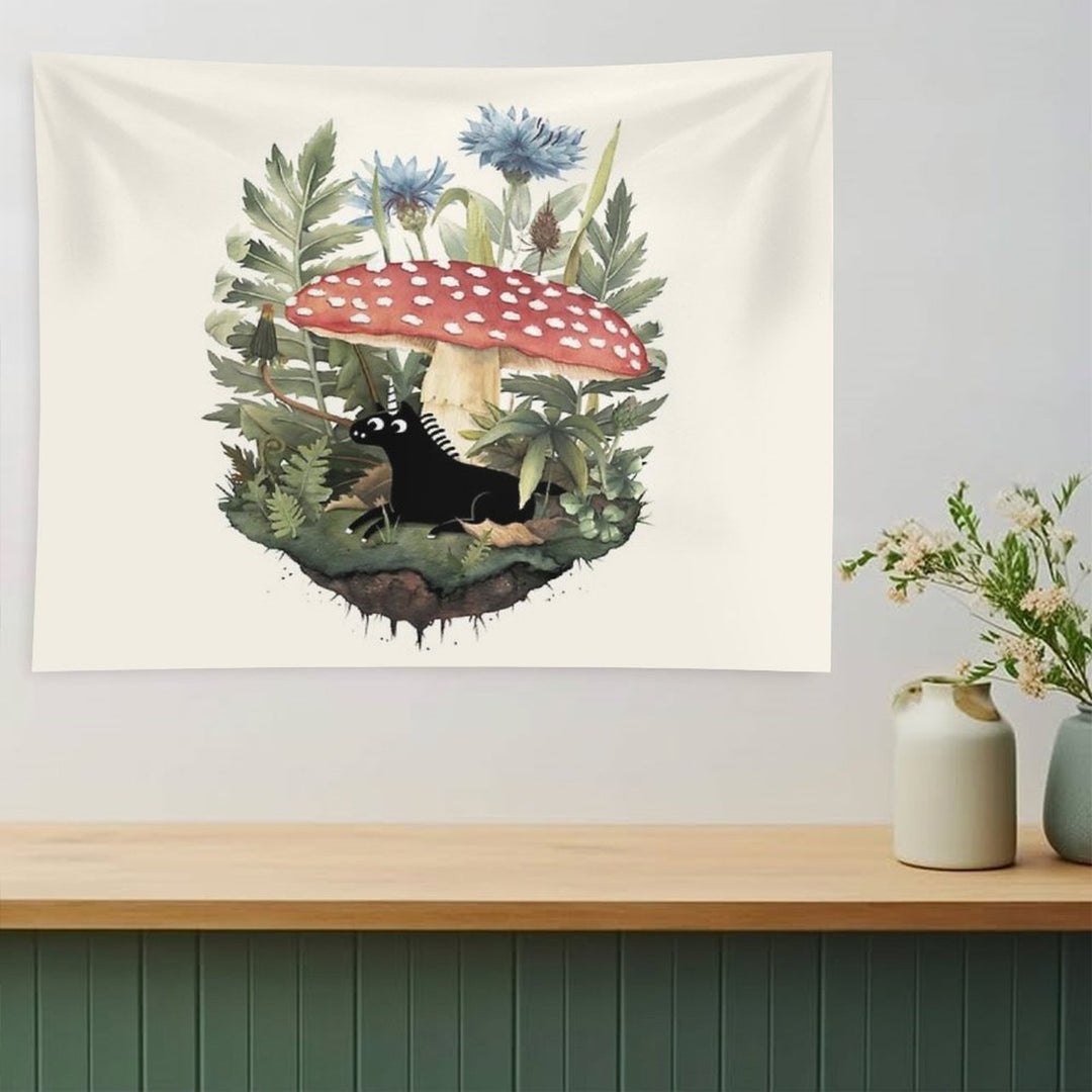 Tiny Unicorn Tapestry