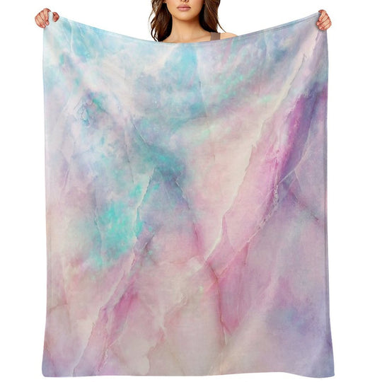 Iridescent Marble Premium Throw Blanket