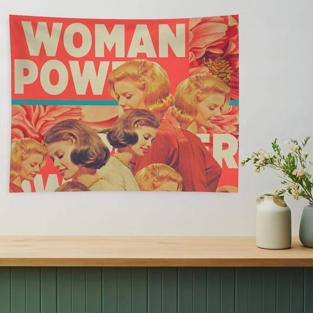 Woman Power Tapestry