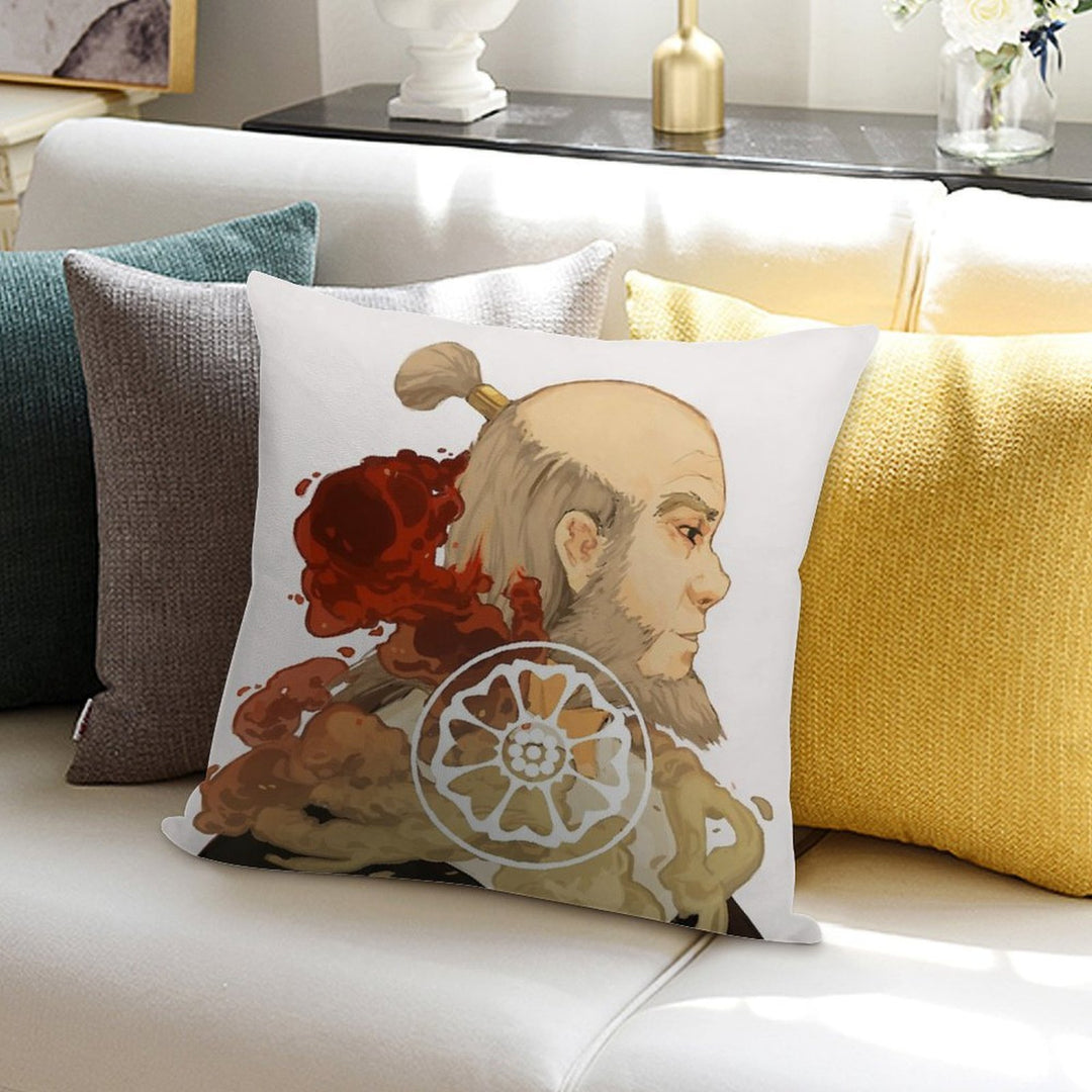 Iroh Soft Fade-Resistant Throw Pillow