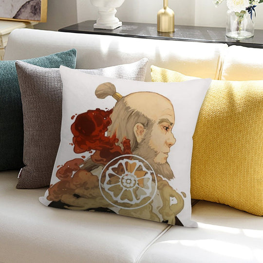 Iroh Soft Fade-Resistant Throw Pillow