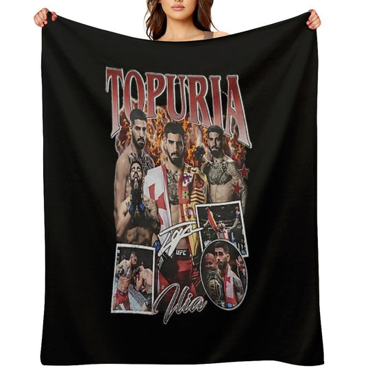 Ilia Topuria El Matador Signature All-season Throw Blanket