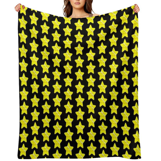 1 Big Good Noodle Award Star Spongebob Durable Throw Blanket