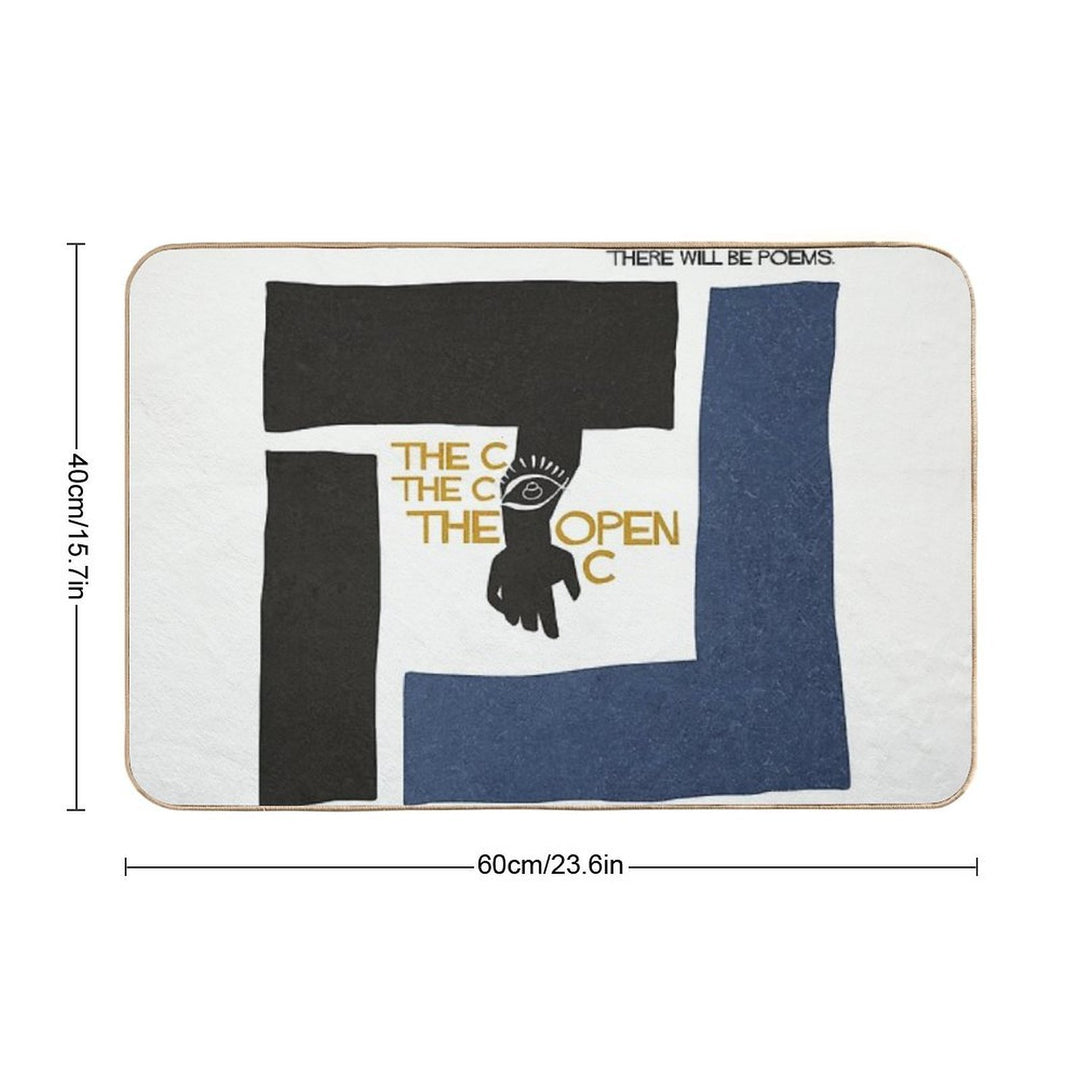 The C, The C, The Open C  Rapid-Drying Bath Mat