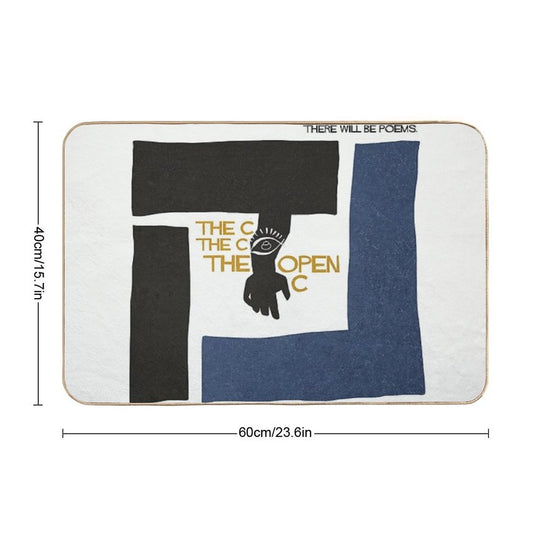 The C, The C, The Open C  Rapid-Drying Bath Mat