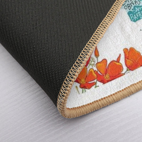 Beauty California  Repositionable Bath Mat