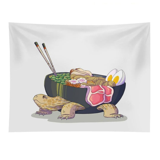 Ramen Tortoise Tapestry